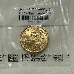 2015-P John F. Kennedy Gold Coin